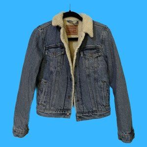 Levi's Original Sherpa Trucker Jacket - Medium Wash